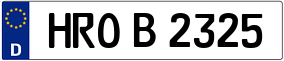Truck License Plate
